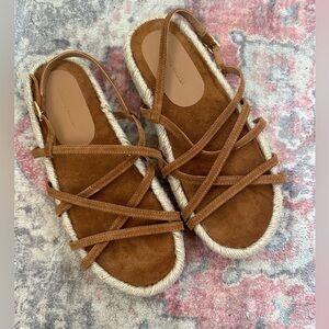Brochu Walker Brown Strappy Sandals